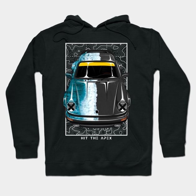 Porsche 930 Turbo Hoodie by Hit The Apex